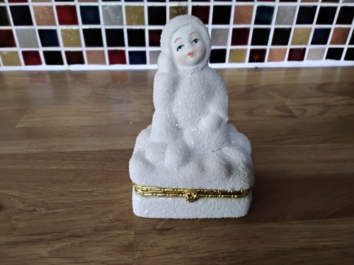 Snowbabies trinket box - trinket,