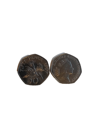 1997 bailiwick guernsey 50p - 1997,
