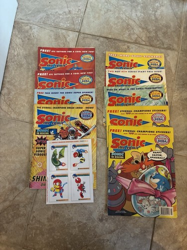 Fleetway sonic the comic 9 - sonic,