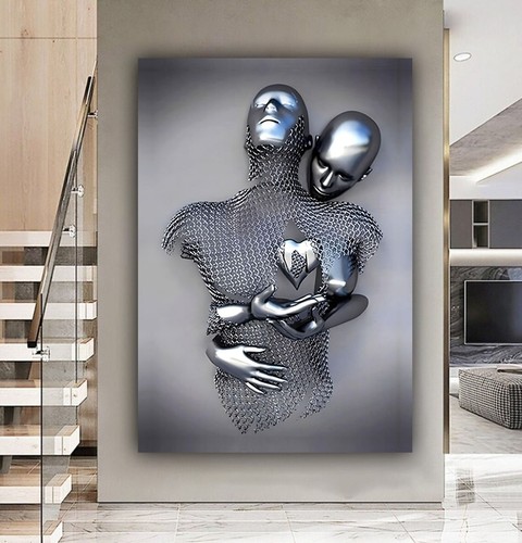 Silver metallic chain - silver,