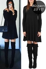 Women Ladies Long Sleeve Swing