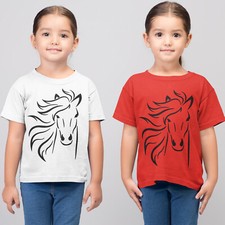 Kids Boys Girls Horse Outline