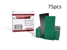 Pack of 75 Magnetic Strip Name Tag Labels - Magnet White Board Coloured Dry Wipe