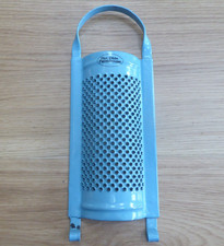 Vintage Enamel Blue Nutmeg Grater "The Olde Farmhouse"
