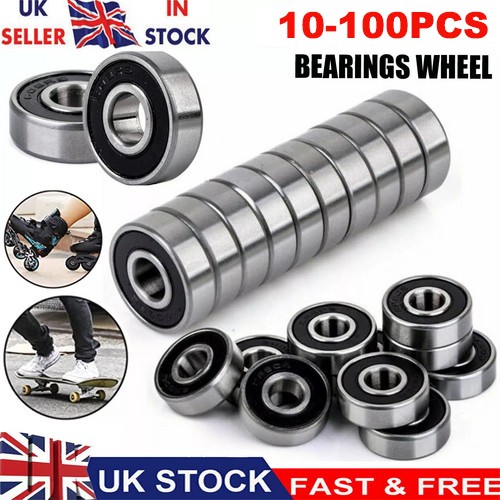 100pcs 608 2rs rubber - 10-100pcs,