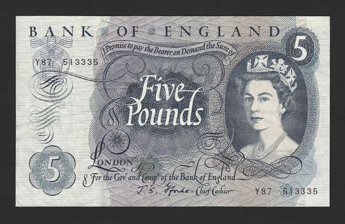 Boe old banknote - old,