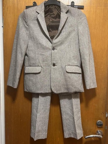Vivaki boys grey herringbone - boys,