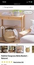 Habitat bamboo console table - console,