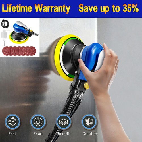 Air sander 150mm variable - 6",