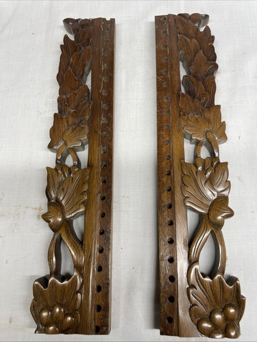 Carved panels pediment - carved,