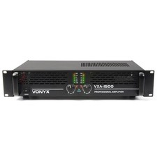 Vonyx VXA-1500 MKII PA Power Amplifier 1500W - High-Quality Sound System