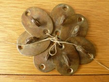 7  Antique Brass  window eyes