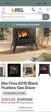Free standing cast iron gas fire