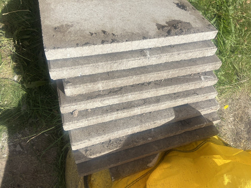 Grey granite paver slab - grey,