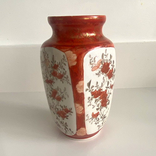 Orange oriental glossy - oriental, ceramic