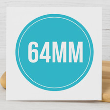 PERSONALISED ROUND PRINTED STICKERS CUSTOM LOGO LABELS BUSINESS GLOSS / MATTE