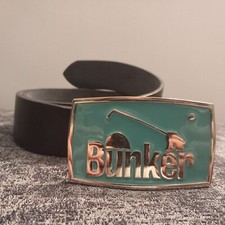 Bunker Mentality Golfers Leather Belt L (38/42")