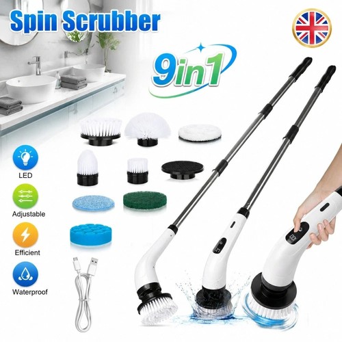 Electric spin scrubber - 9,