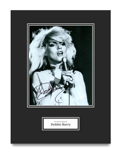 Debbie harry hand signed 16x12 - debbie,