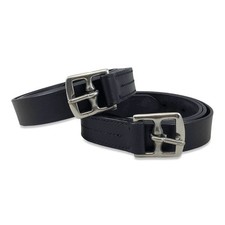 Leather Stirrup Leathers Black