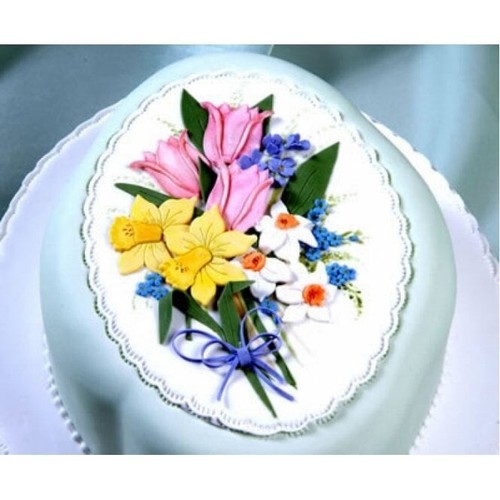 Spring flower patchwork cutter - patchwork,
