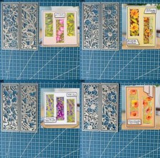 Metal Cutting Dies Floral Panel Scrapbooking Album Embossing Paper Card Stencils