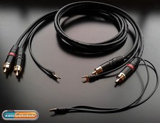 Van Damme Phono Turntable / Tonearm cable RCA-RCA version with drain leads