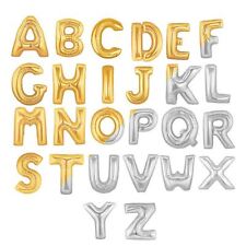 XL 40" Helium Numbers and Alphabets Letter Balloons Giant Large Party