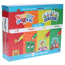 Numberblocks and Alphablocks -: A set of 4 wipe-clean books -Ages 0-5- Paperback