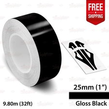 25mm 1" Roll PIN STRIPE Car Striping Trim Body Line TAPE Decal Vinyl Stickers