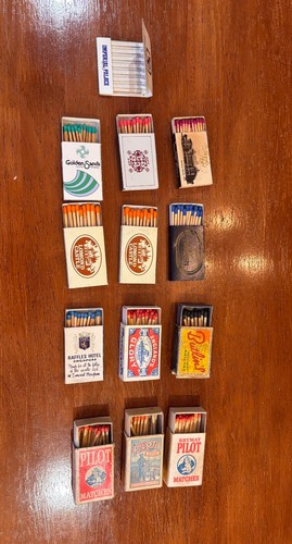 Assorted match box collection