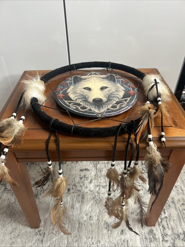 Dream catcher with wolf - catcher, a