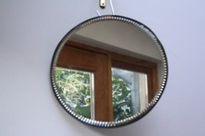 Victorian Antique Sorcerers Scrying Fortune Tellers Round 9" Diameter Mirror