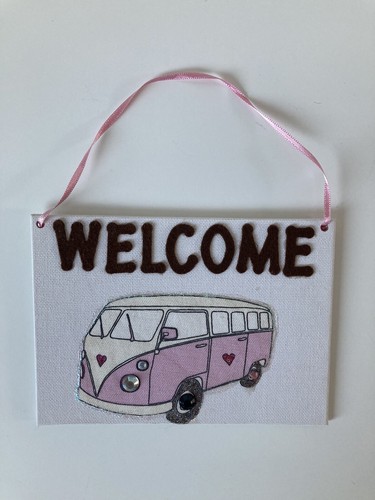 Campervan canvas wall - vw,