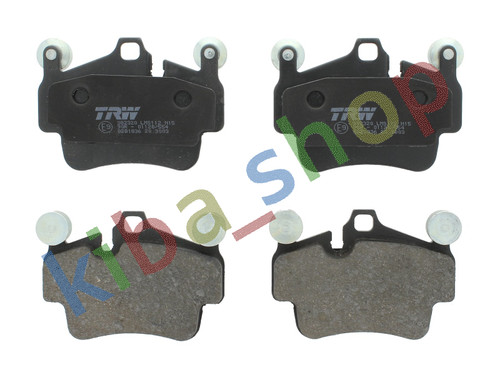 Brake pads set front - pads, fits