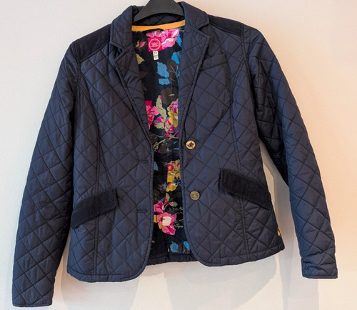 Joules navy blue quilted