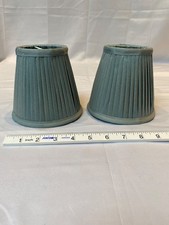 Pair Small Pleated Clip-On