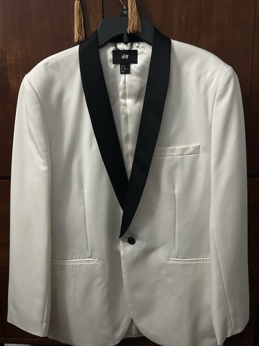 Men white blazer size - h&m, men’s