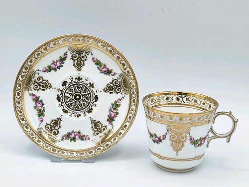 Antique sevres hand painted - antique,
