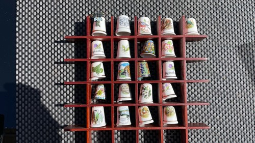 Collectable china thimbles - 20,