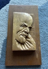 Vtg USSR Solid Wood Carved