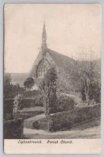 Tighnabruaich Parish Church postcard Scotland topographical divided back 