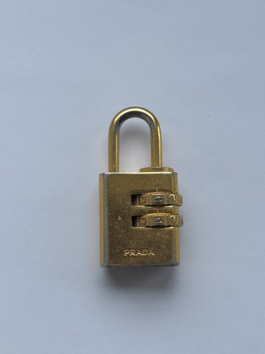 Prada padlock gold coloured - gold,