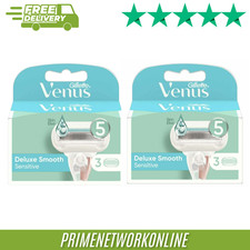 2x - Gillette Venus Deluxe Smooth Razor Blades – 3 Refills 100% ORIGINAL⭐⭐⭐⭐⭐