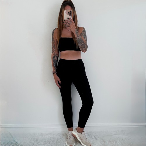 Ladies black jeggings - m&s,