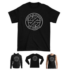 Crass No Authority But Yourself T Shirt - Hardcore Punk Anarchist