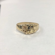 Mens Nugget Oval Ring Real