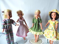 Sewing patterns for Vintage Sindy Barbie  outfits for 11.5 - 12 in Fashion doll