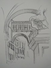 Architecture drawing Florence