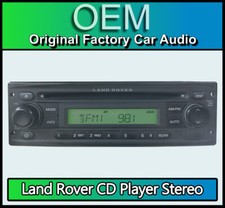 Land Rover Defender CD player, CD car stereo + radio code, removal keys